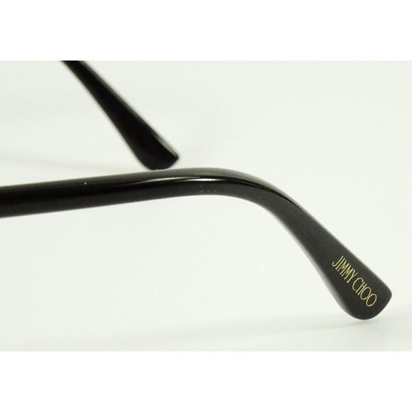 Jimmy Choo Eyeglasses FRAMES ONLY Black Wayfarer 53-17-134 - Picture 5 of 15